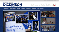 Desktop Screenshot of dickinsonisd.org